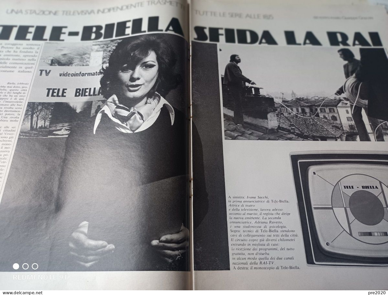 EPOCA 1973 FORNOVO QUARTU SANT’ELENA IL BELICE SANTA NINFA TELE BIELLA TV LIBERA