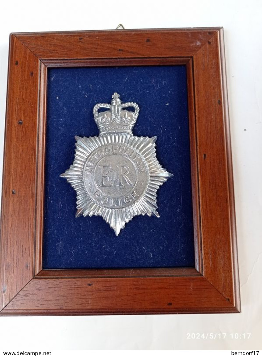 CREST POLIZIA METROPOLITANA LONDRA E.R. - Politie En Rijkswacht