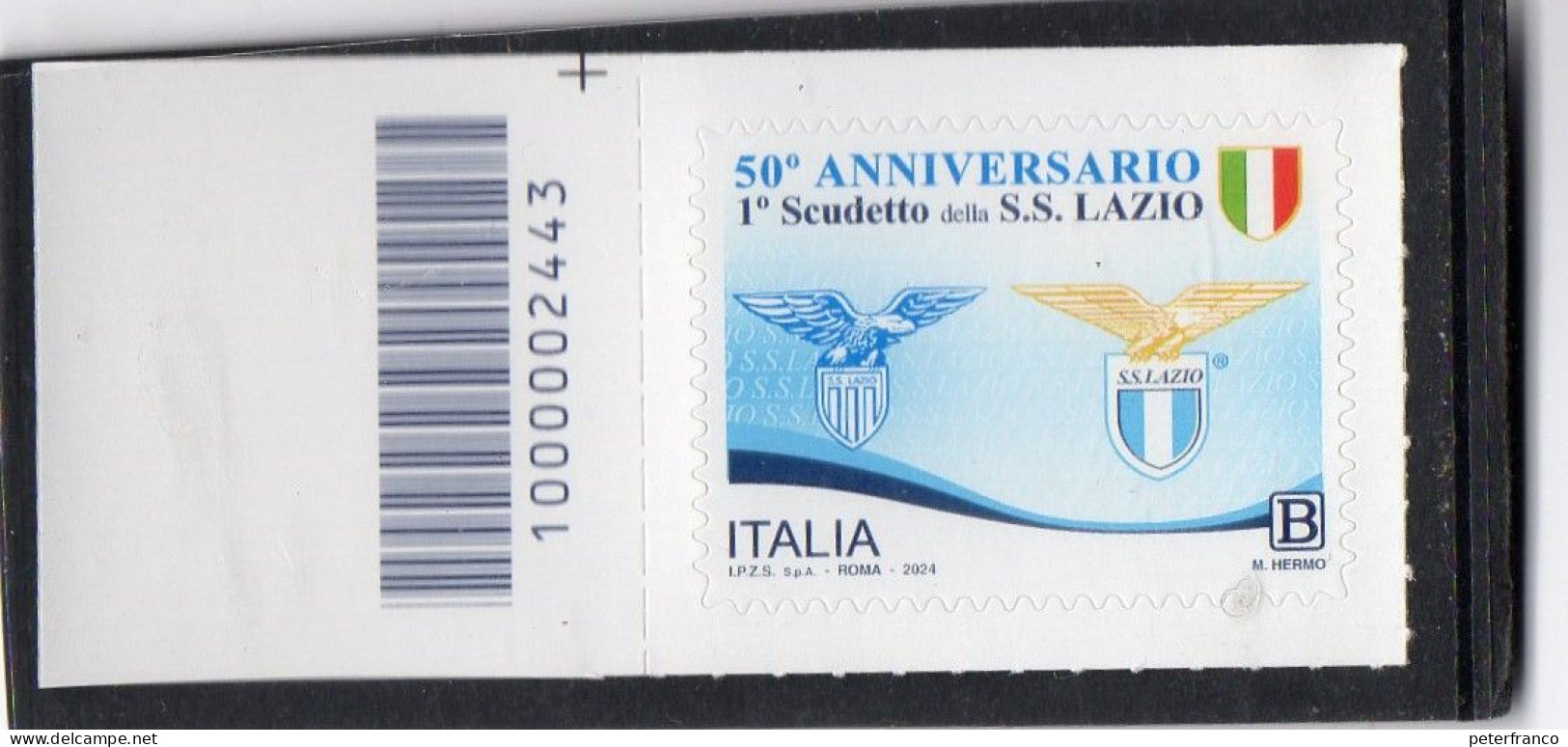 2024 Italia - 40° Ann. Scudetto Della Lazio - 2021-...: Ungebraucht