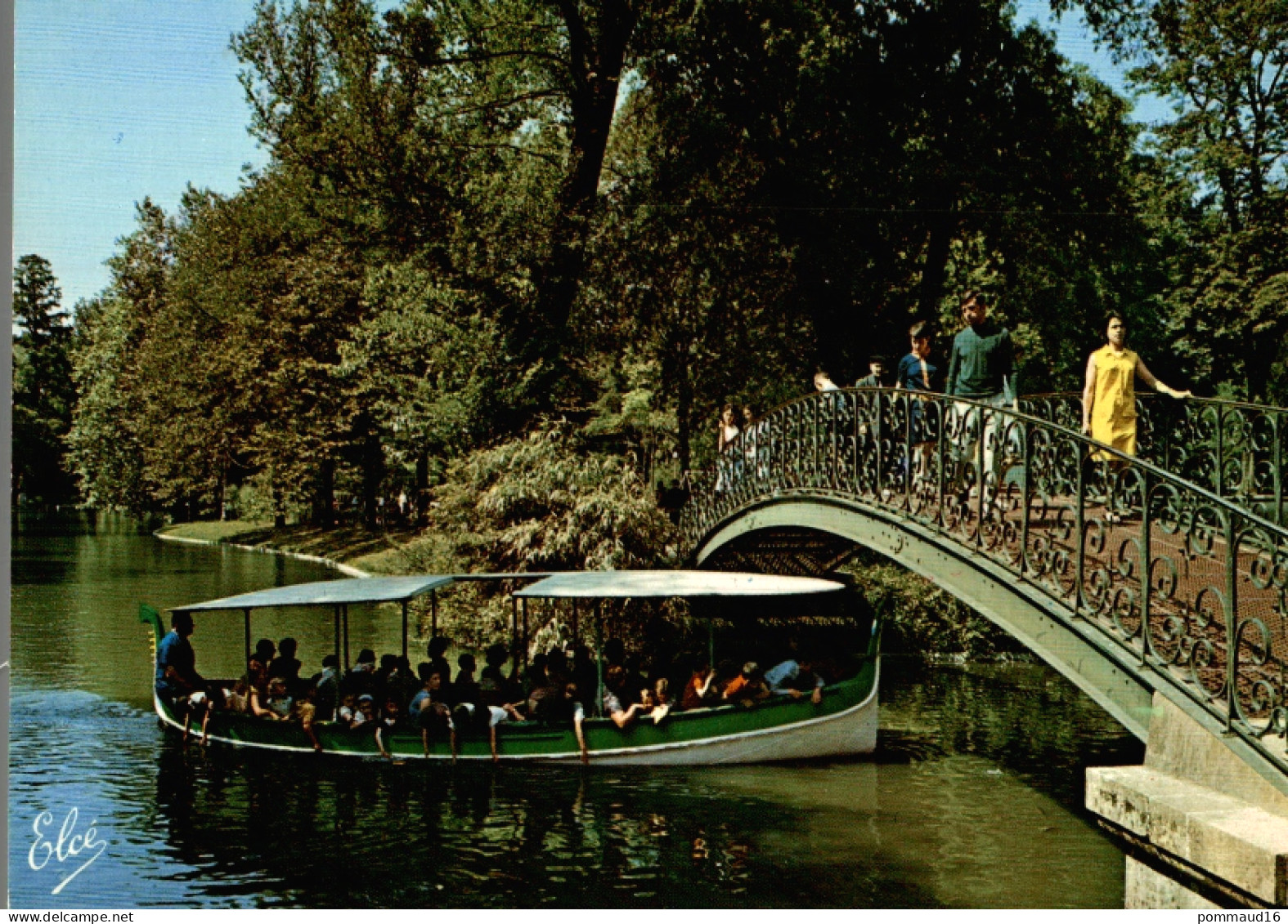 CPM Bordeaux Le Jardin Public Avec Son Célèbre Bâteau "le Petit Mousse" - Bordeaux