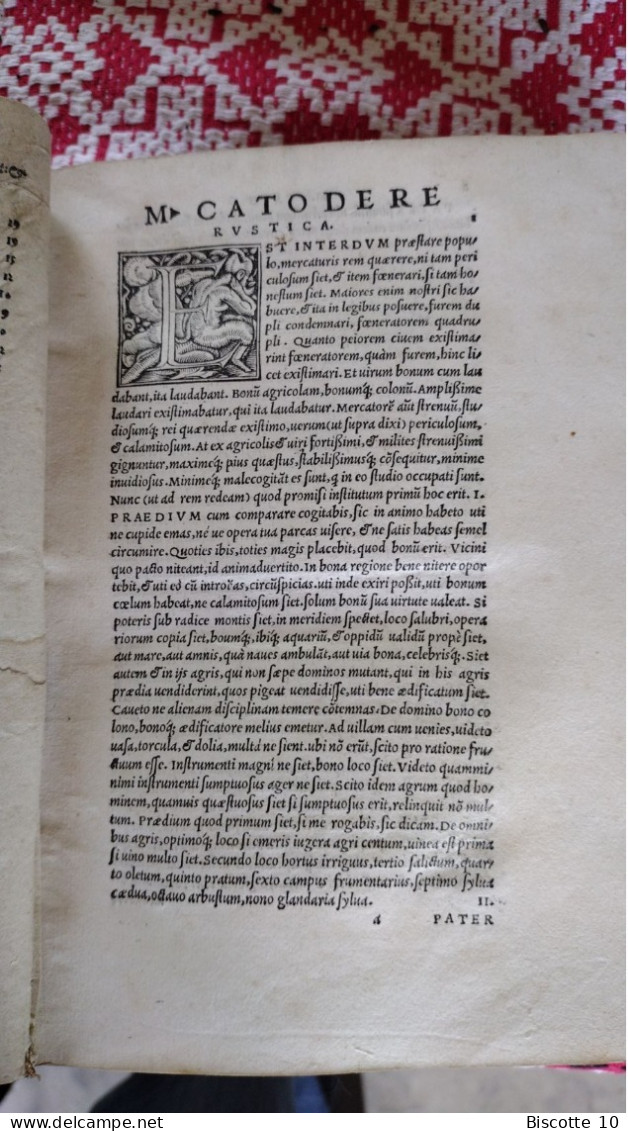 Libri De Re Rustica , Année 1535 . Latin . - Oude Boeken