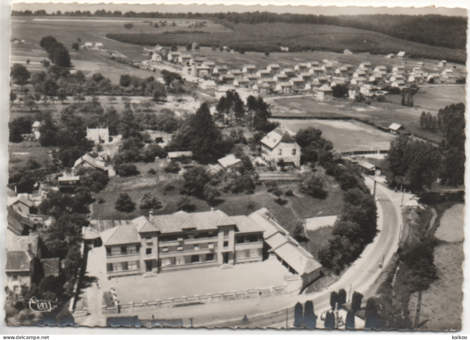 CPSM ( Bethoncourt - Vue Aérienne De La Nouvelle Ecole ) - Autres & Non Classés