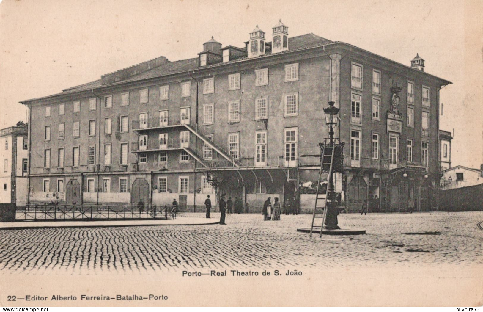 PORTO - Real Teatro De S. João (Ed. Alberto Ferreira - Nº 22) PORTUGAL - Porto