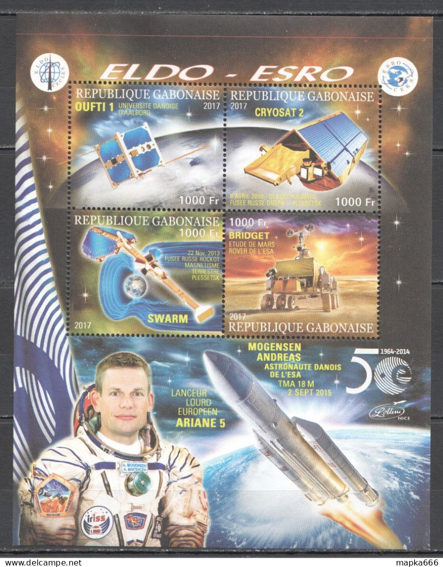 Vk013 2017 Space Eldo-Esro Ariane 5 Oufti 1 Mars Mogensen Andreas Kb Mnh - Andere & Zonder Classificatie