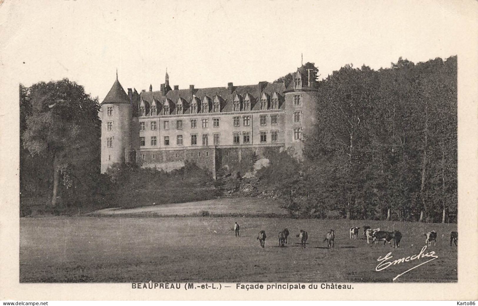 Beaupréau * La Façade Principale Du Château - Sonstige & Ohne Zuordnung