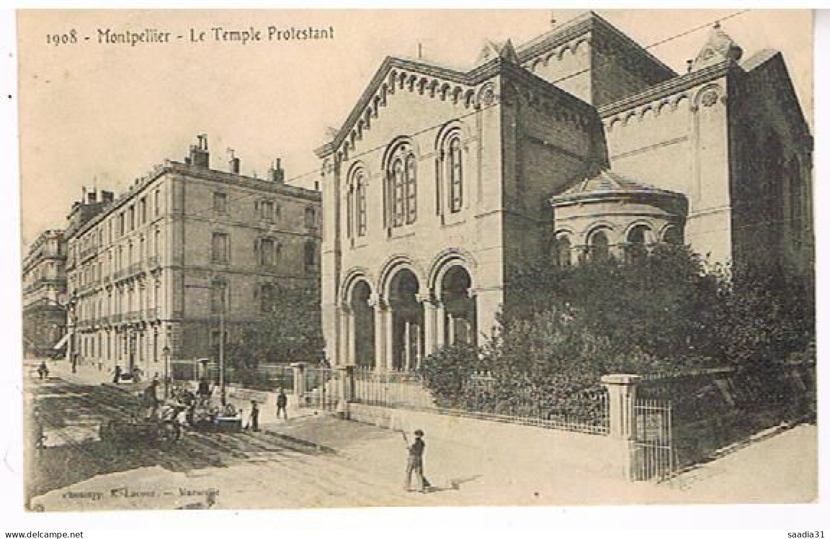 34  MONTPELLIER  LE TEMPLE PROTESTANT - Montpellier