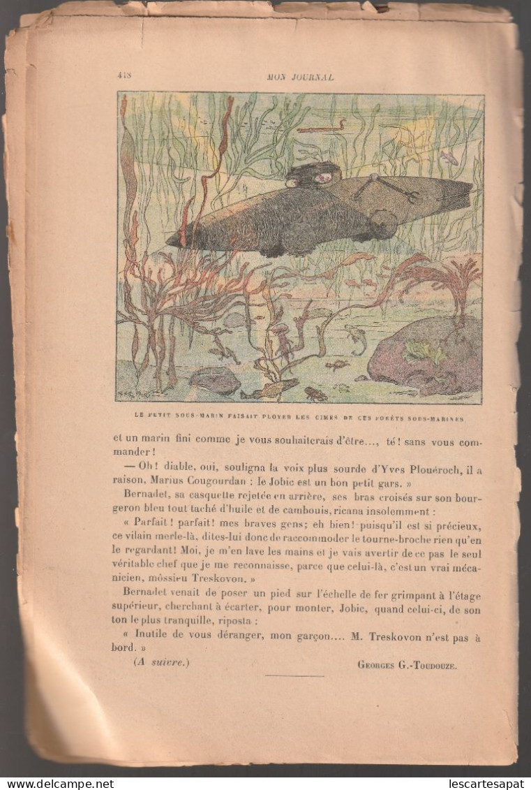 Mon Journal 12 Avril 1913 Illustrateur Leonce Burret, Henri Morin - 1900 - 1949