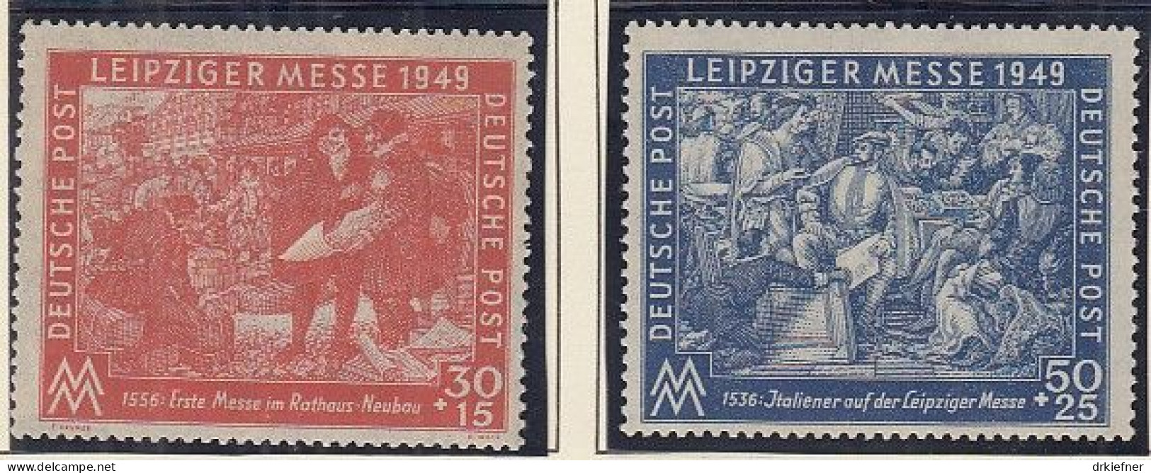 SBZ  230-231, Postfrisch **, Leipziger Messe, 1949 - Mint