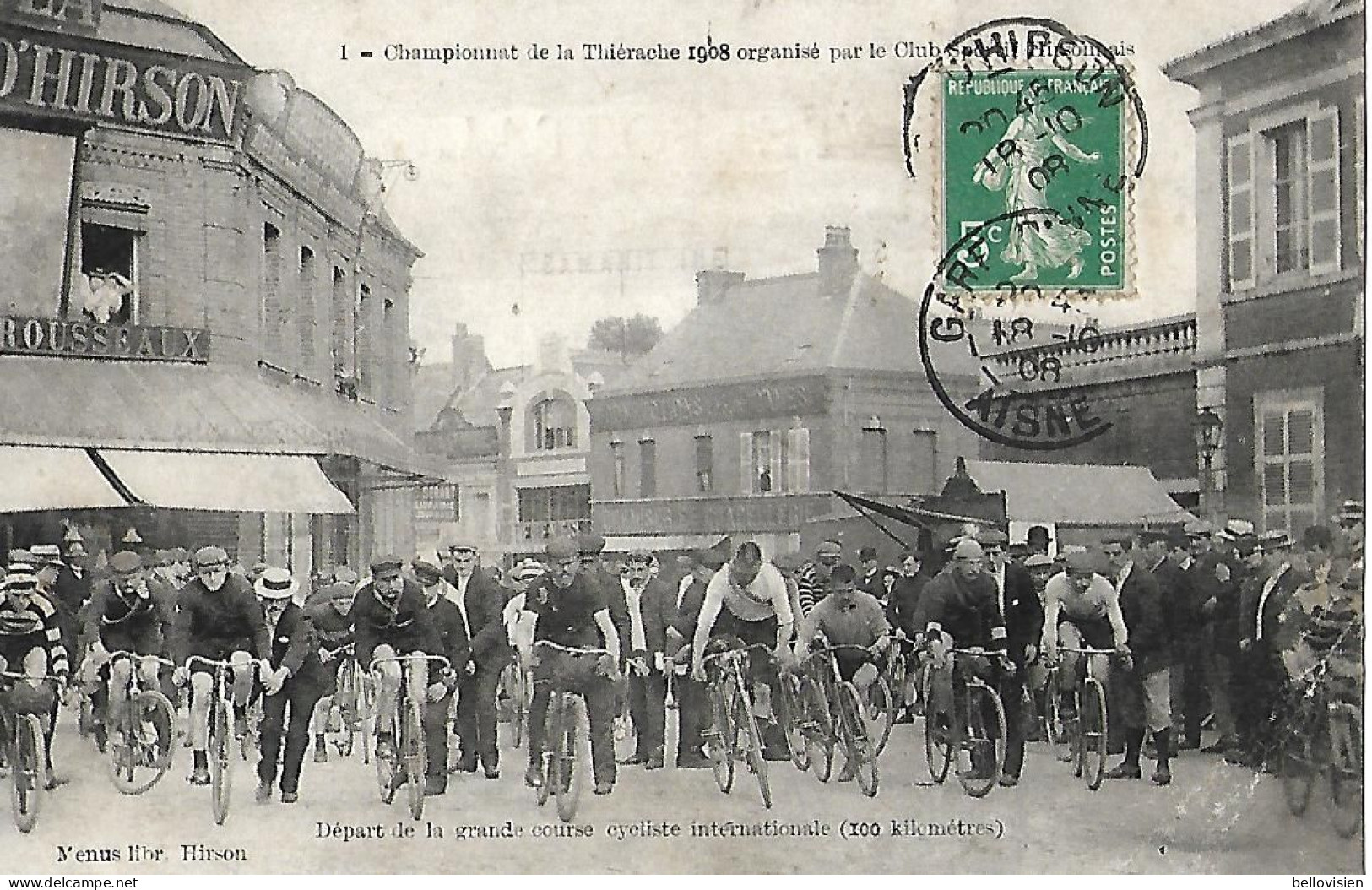 Hirson - Championnat De La Thiérache 1908 Organisé Par Le Club Sportif Hirsonnais - Hirson