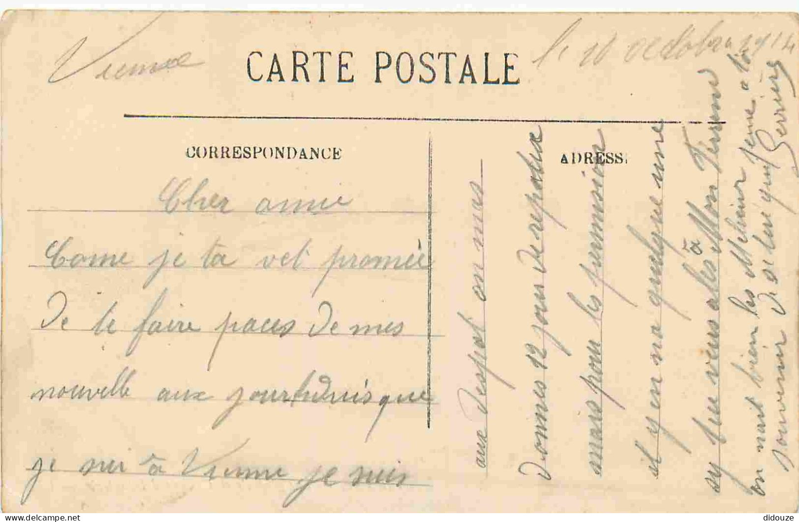 38 - Vienne - Vue Générale Aérienne Et Caserne D'Infanterie - CPA - Oblitération Ronde De 1914 - Voir Scans Recto-Verso - Vienne