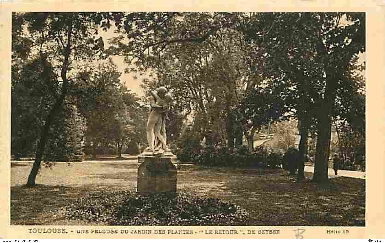 31 - Toulouse - Une Pelouse Du Jardin Des Plantes - Le Retour De Seysse - Sculpture - Baiser - Carte Neuve - CPA - Voir  - Toulouse