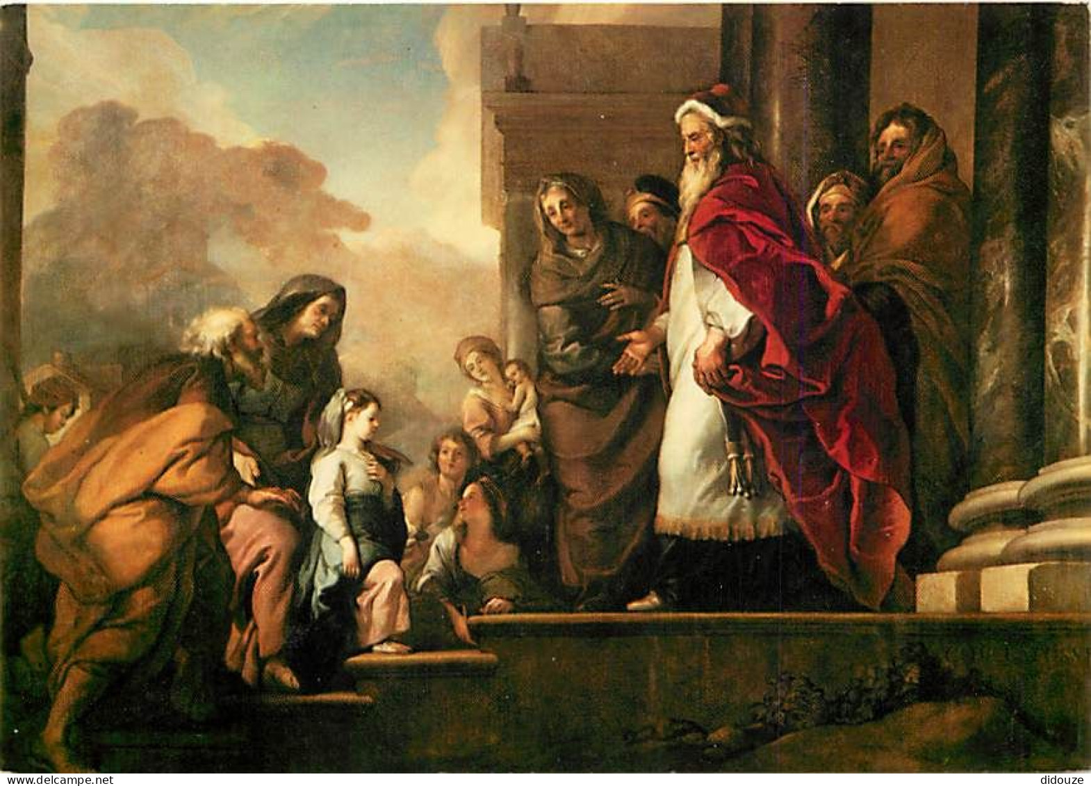 Art - Peinture Religieuse - Charles De La Fosse - La Presentation De La Vierge Au Temple 1682 - CPM - Carte Neuve - Voir - Paintings, Stained Glasses & Statues