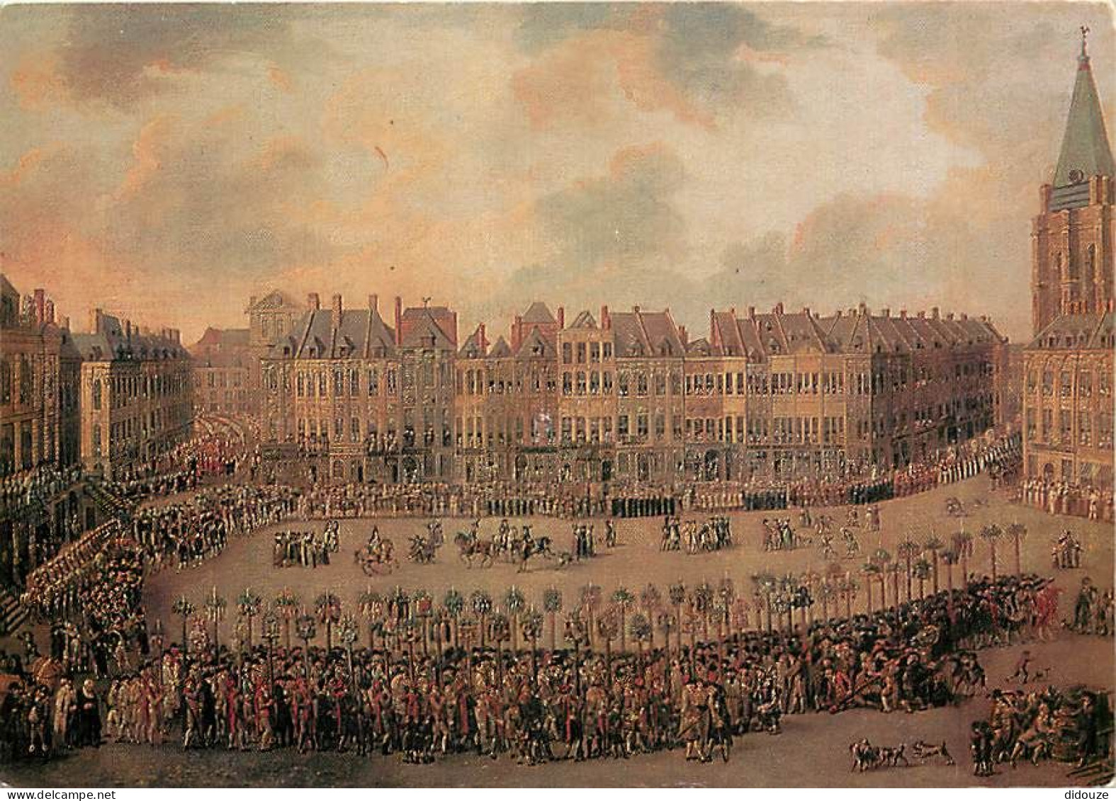 Art - Peinture - François Watteau - Ecole Française - La Procession De Lille En 1780 - CPM - Voir Scans Recto-Verso - Paintings