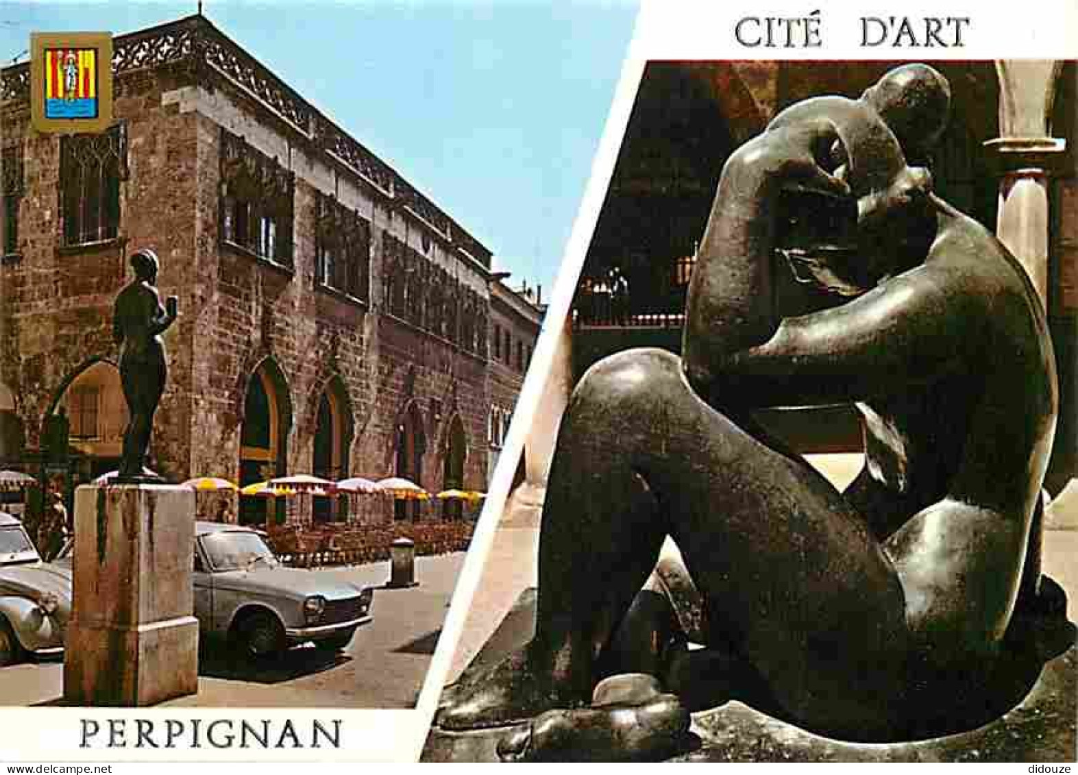 Automobiles - Perpignan - Multivues - Art - Sculpture - Maillol - Vénus - CPM - Voir Scans Recto-Verso - Turismo