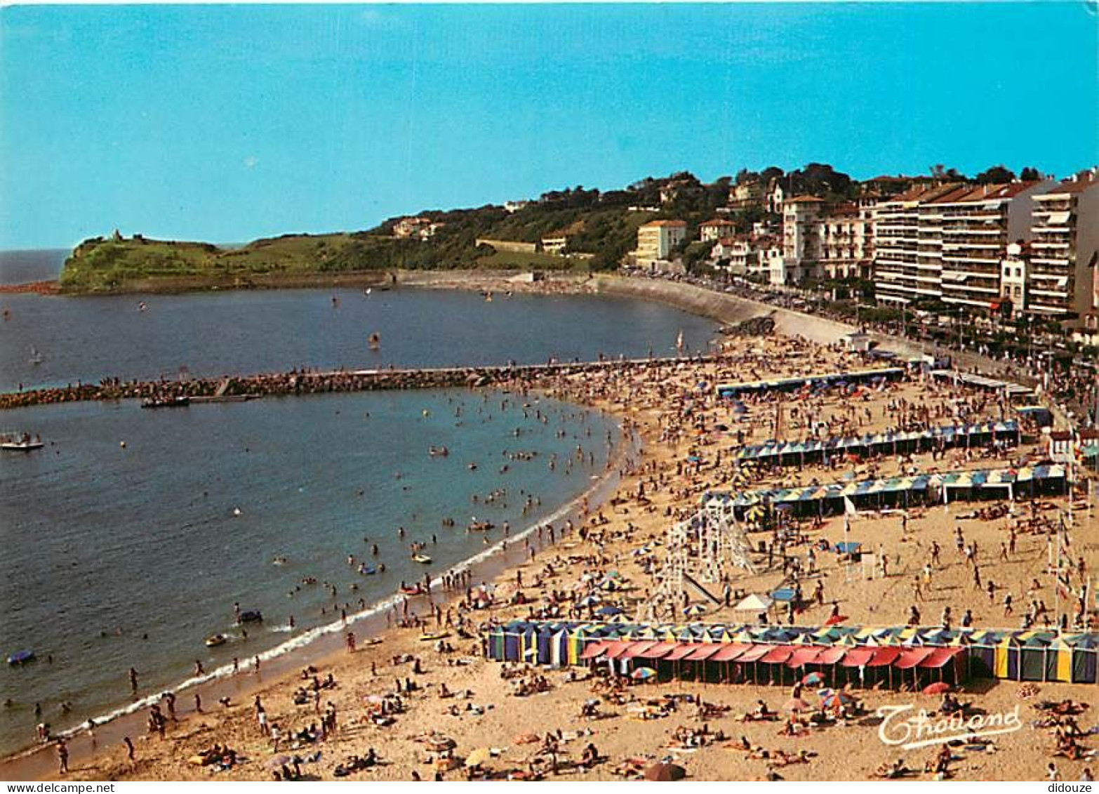 64 - Saint Jean De Luz - La Plage Vers La Pointe Ste Barbe - Scènes De Plage - Carte Neuve - CPM - Voir Scans Recto-Vers - Saint Jean De Luz