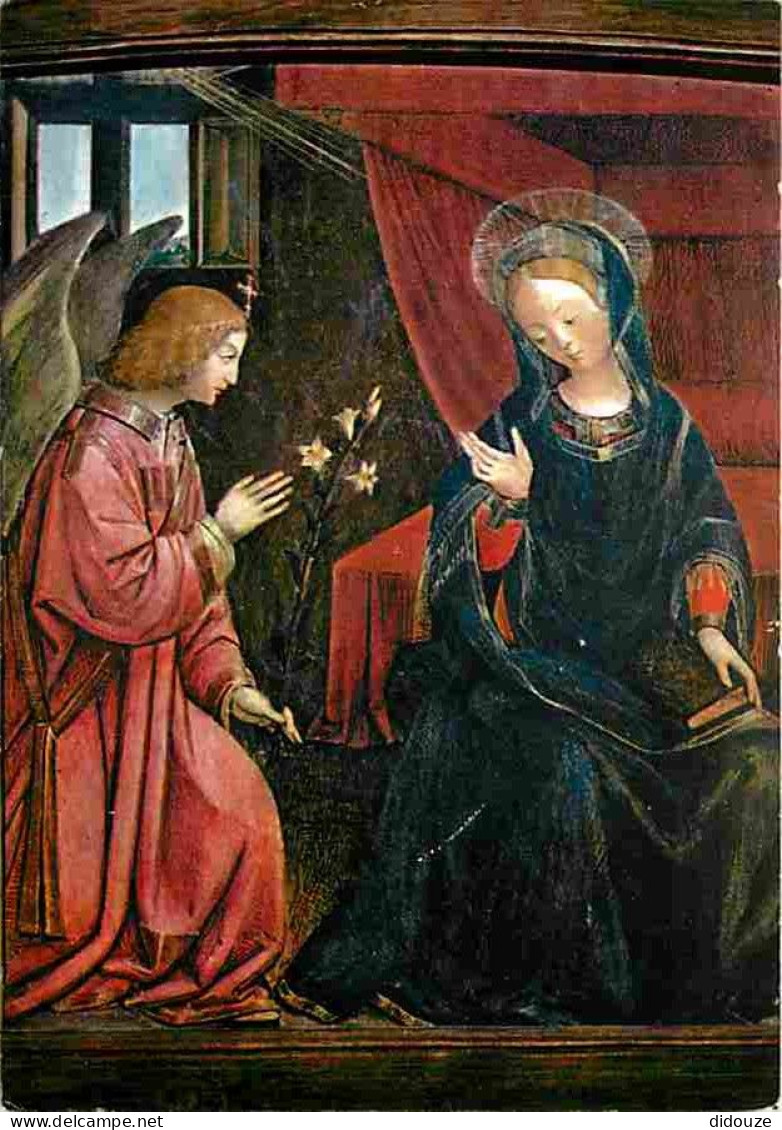 Art - Peinture Religieuse - Abbaye D'Hautecombe - L'Annonciation - CPM - Voir Scans Recto-Verso - Gemälde, Glasmalereien & Statuen