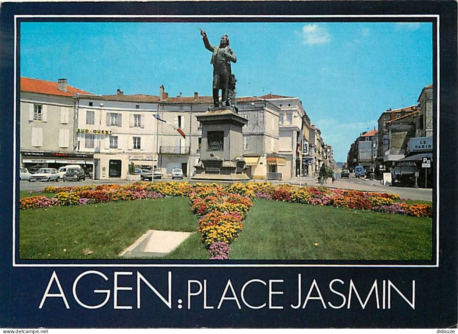 47 - Agen - Place Jasmin - Fleurs - Automobiles - CPM - Voir Scans Recto-Verso - Agen