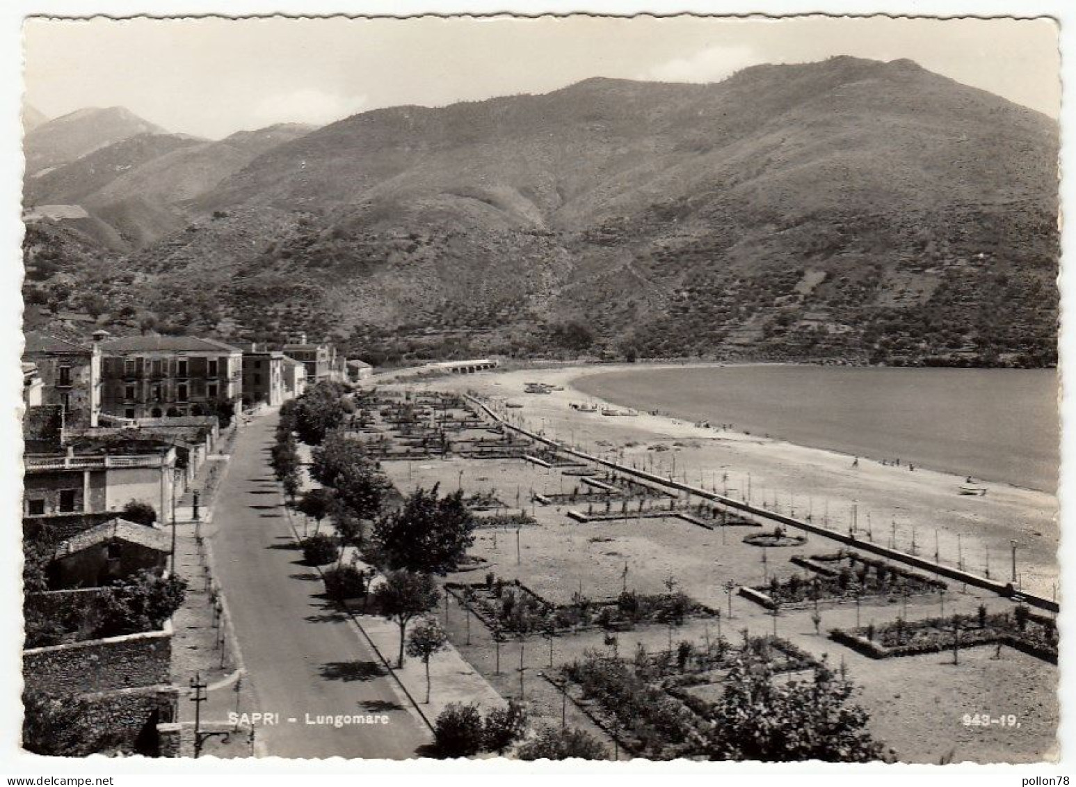 SAPRI - LUNGOMARE - SALERNO - 1955 - Salerno