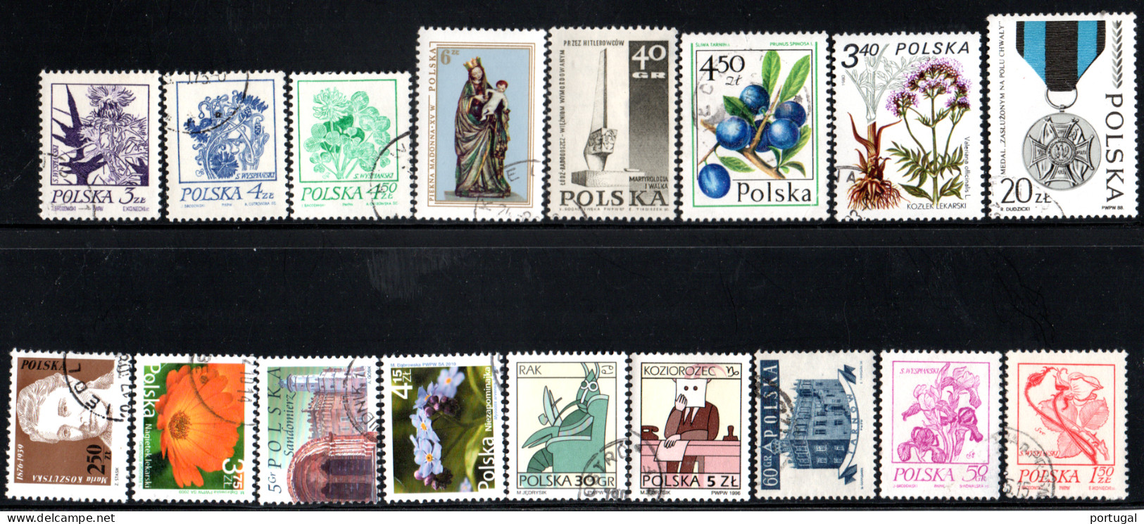 Pologne ( 75 Timbres ) - OBLITERE - Sammlungen