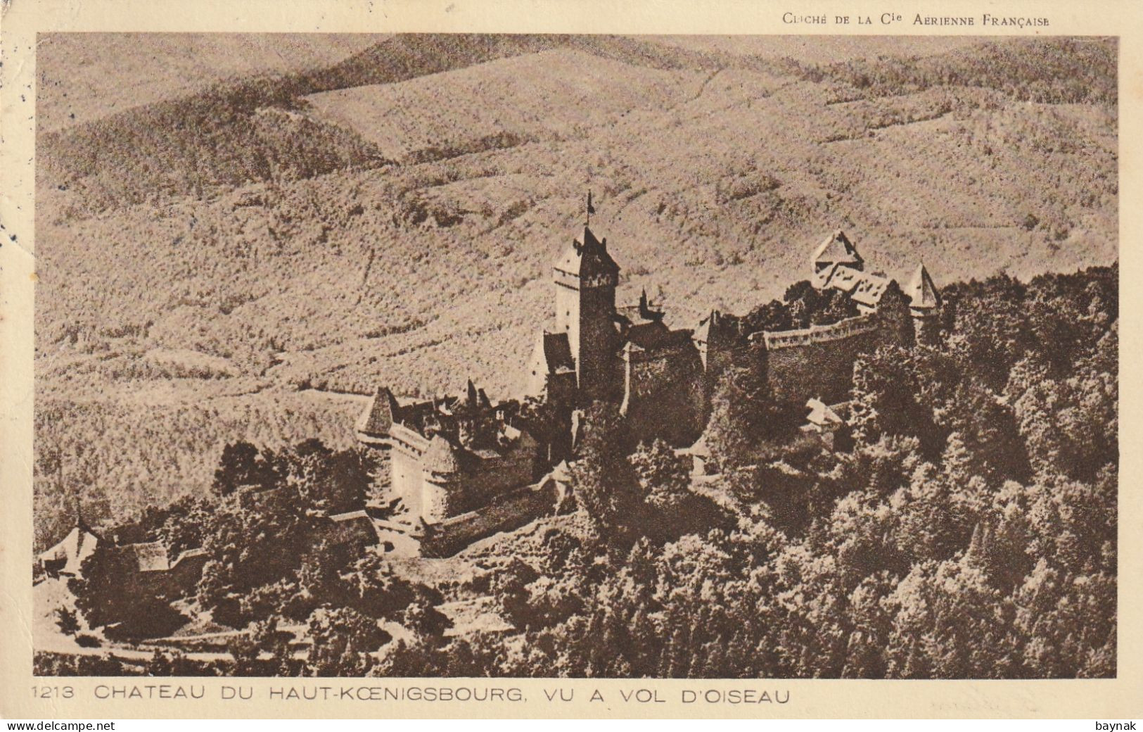 FR3198  --  CHATEAU DU HAUT - KOENIGSBOURG,  VU A VOL  D OISEAU - Sonstige & Ohne Zuordnung