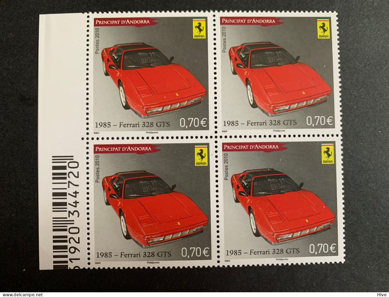 French Andorra 2010 Yv. 696, Automobiles, Cars, Ferrari - MNH - Neufs