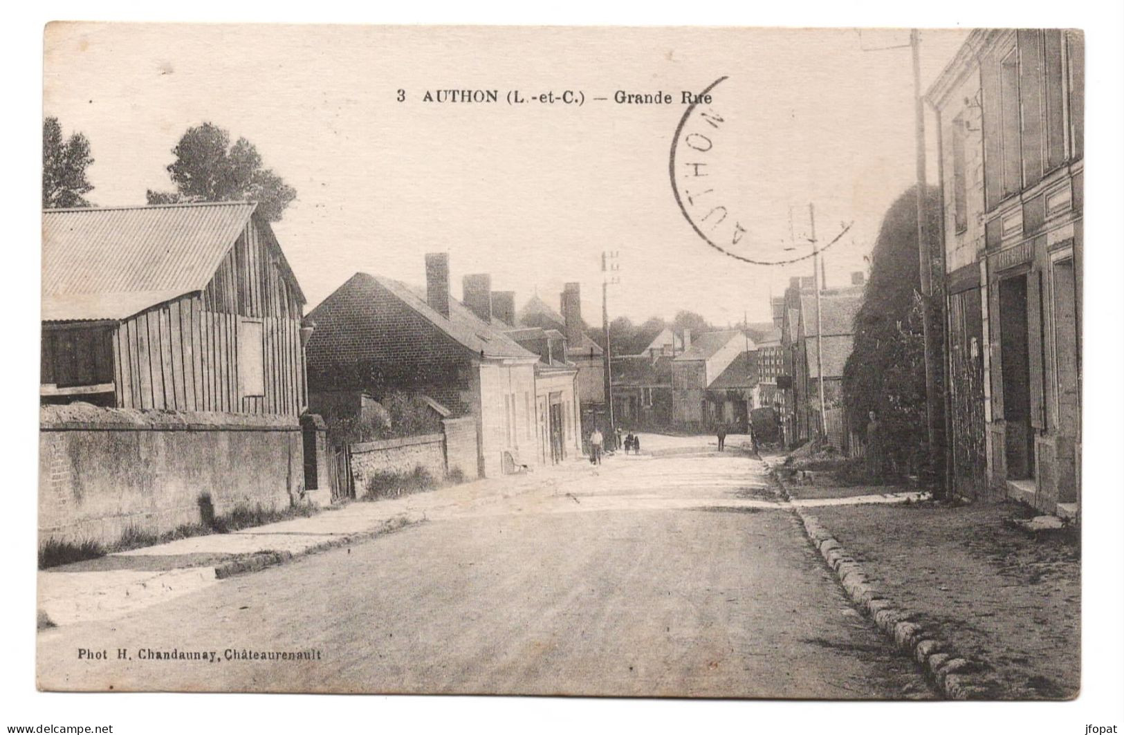 41 LOIR ET CHER - AUTHON Grande Rue (voir Description) - Autres & Non Classés