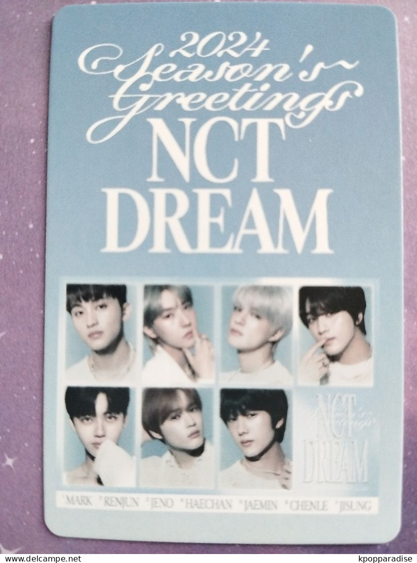 Photocard K POP au choix  NCT DREAM 2024 Season's greetings Mark