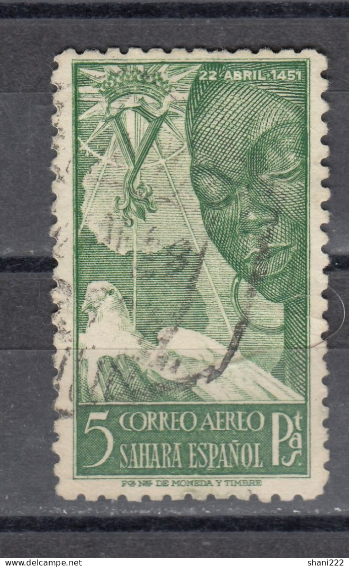 Spanish Sahara 1951 - Air - Isabel La Catolica - Used Copy (e-874) - Spaanse Sahara