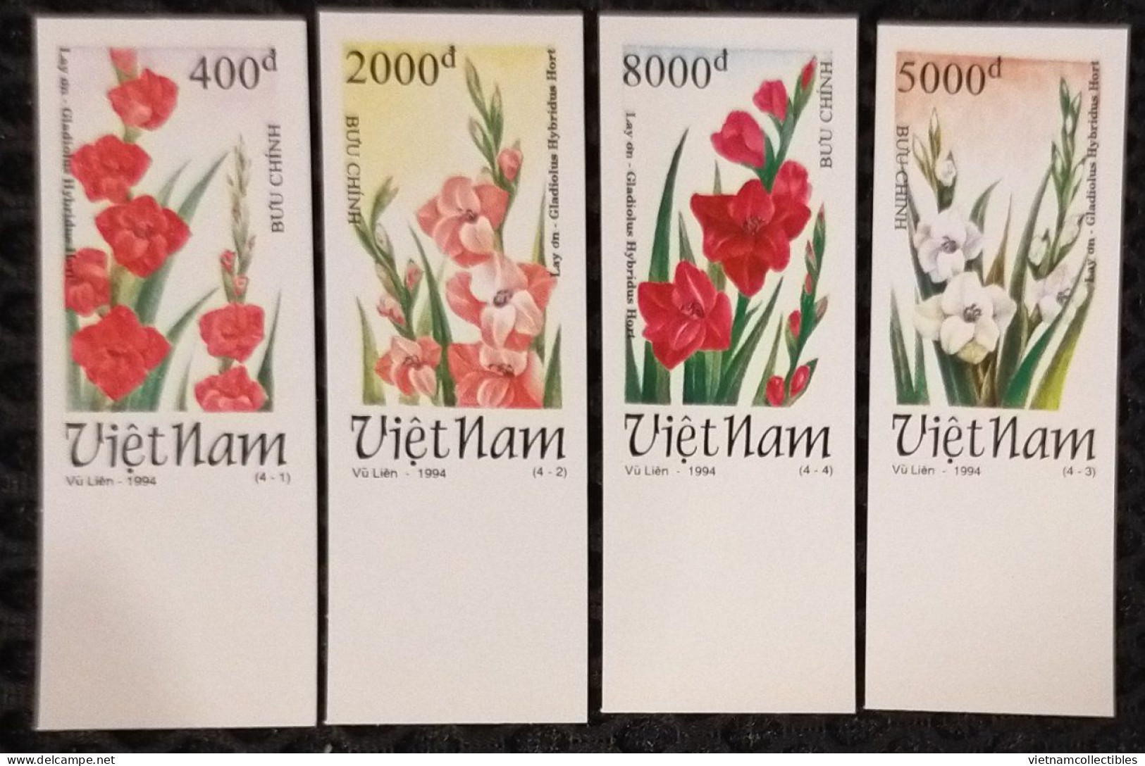 Viet Nam MNH Imperf Stamps 1994 : Gladioli / Flower (Ms680) - Vietnam