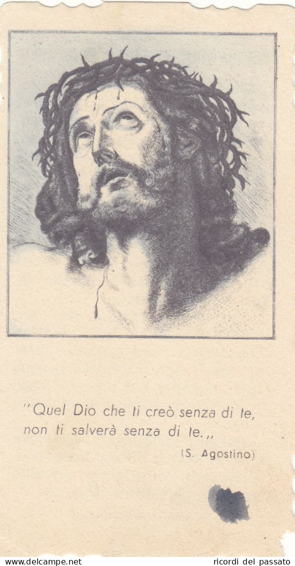 Santino Fustellato Gesu' Cristo - Devotieprenten