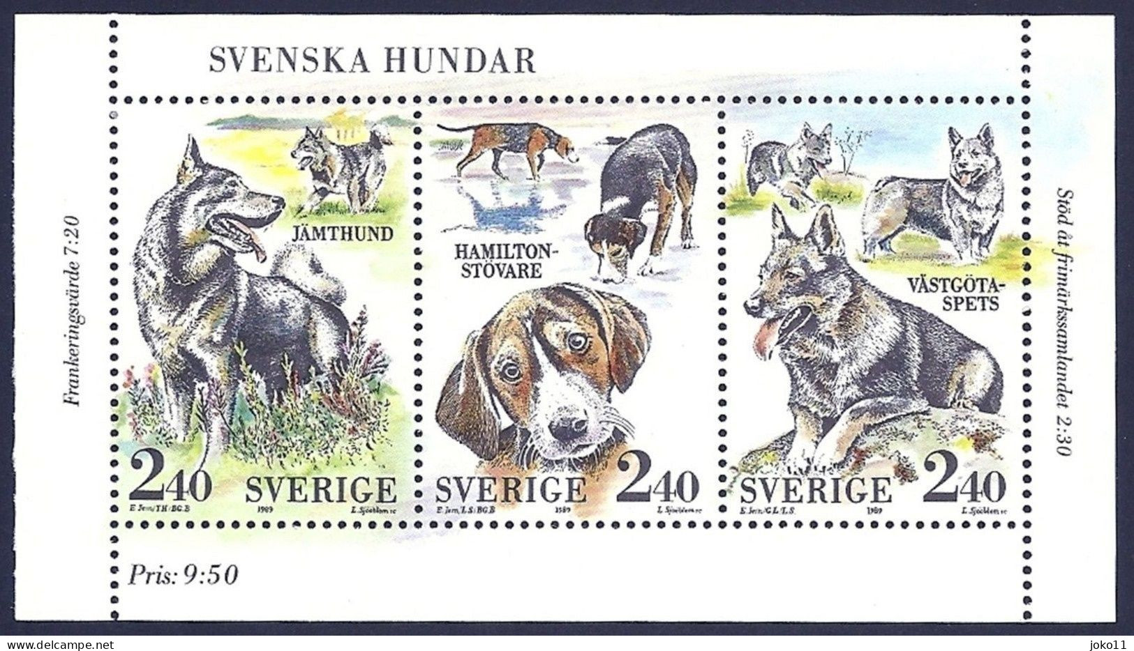 Schweden, 1989, Michel-Nr. 1569-1571, **postfrisch - Ongebruikt