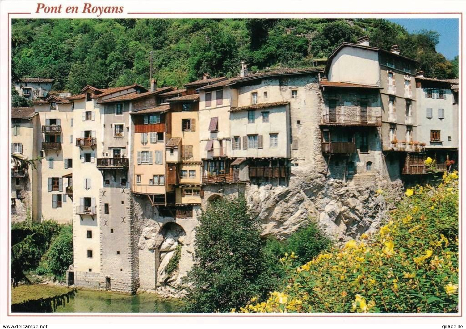 38 - Isere -  PONT  En ROYANS - Les Maisons Suspendues - Pont-en-Royans