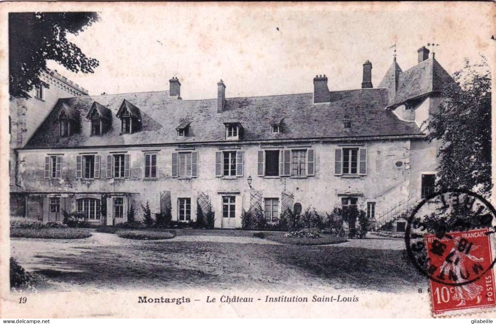 45 - Loiret -  MONTARGIS - Le Chateau - Institution SaintLouis - Montargis