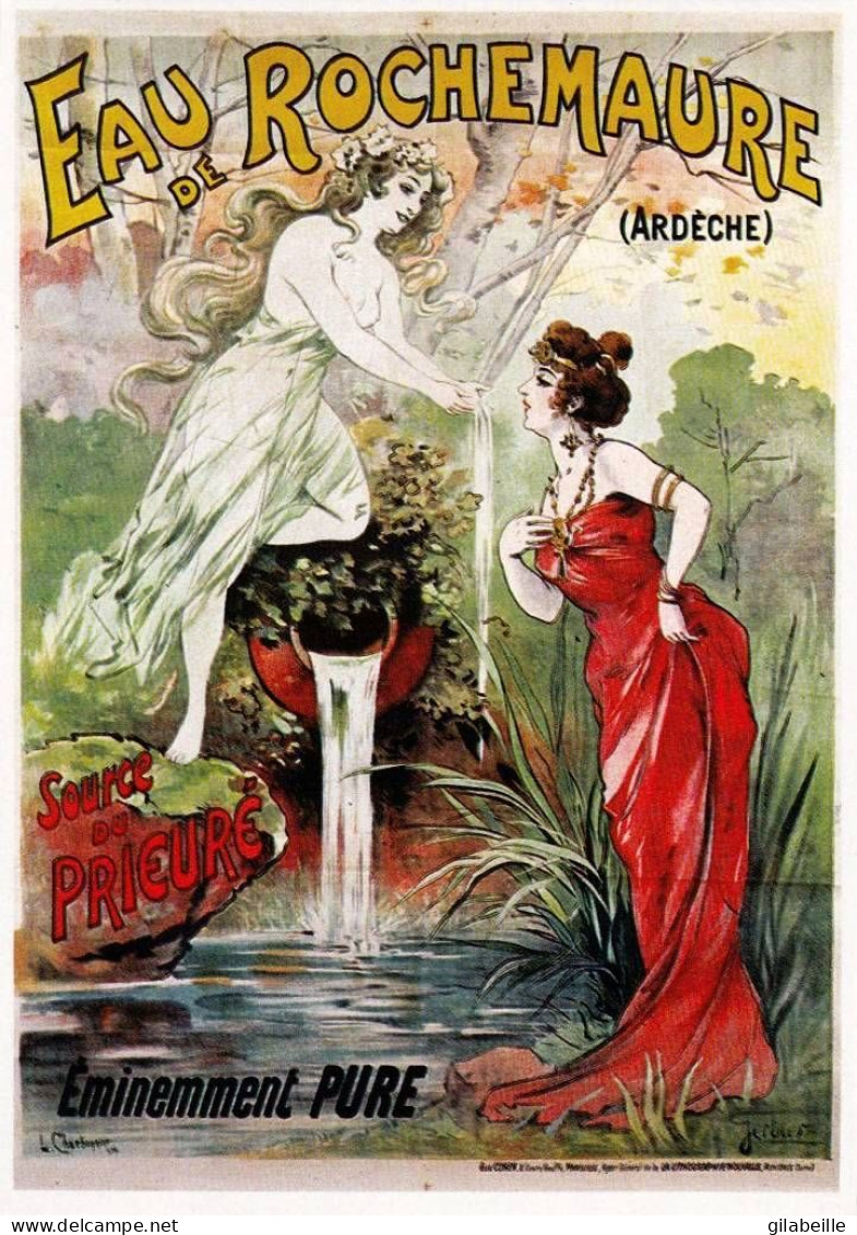 Publicité -  Eau De ROCHEMAURE ( Ardeche ) Source Du Prieuré - Advertising