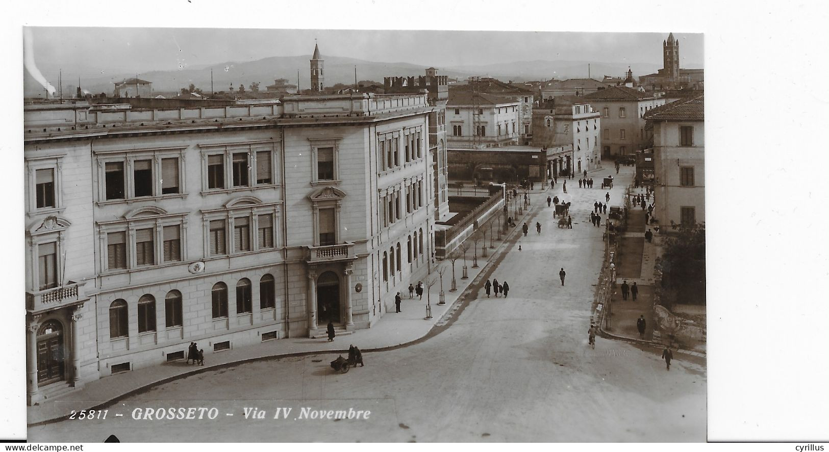 GROSSETO - VIA IV NOVEMBRE - CARTE PHOTO / REAL PHOTO - Grosseto