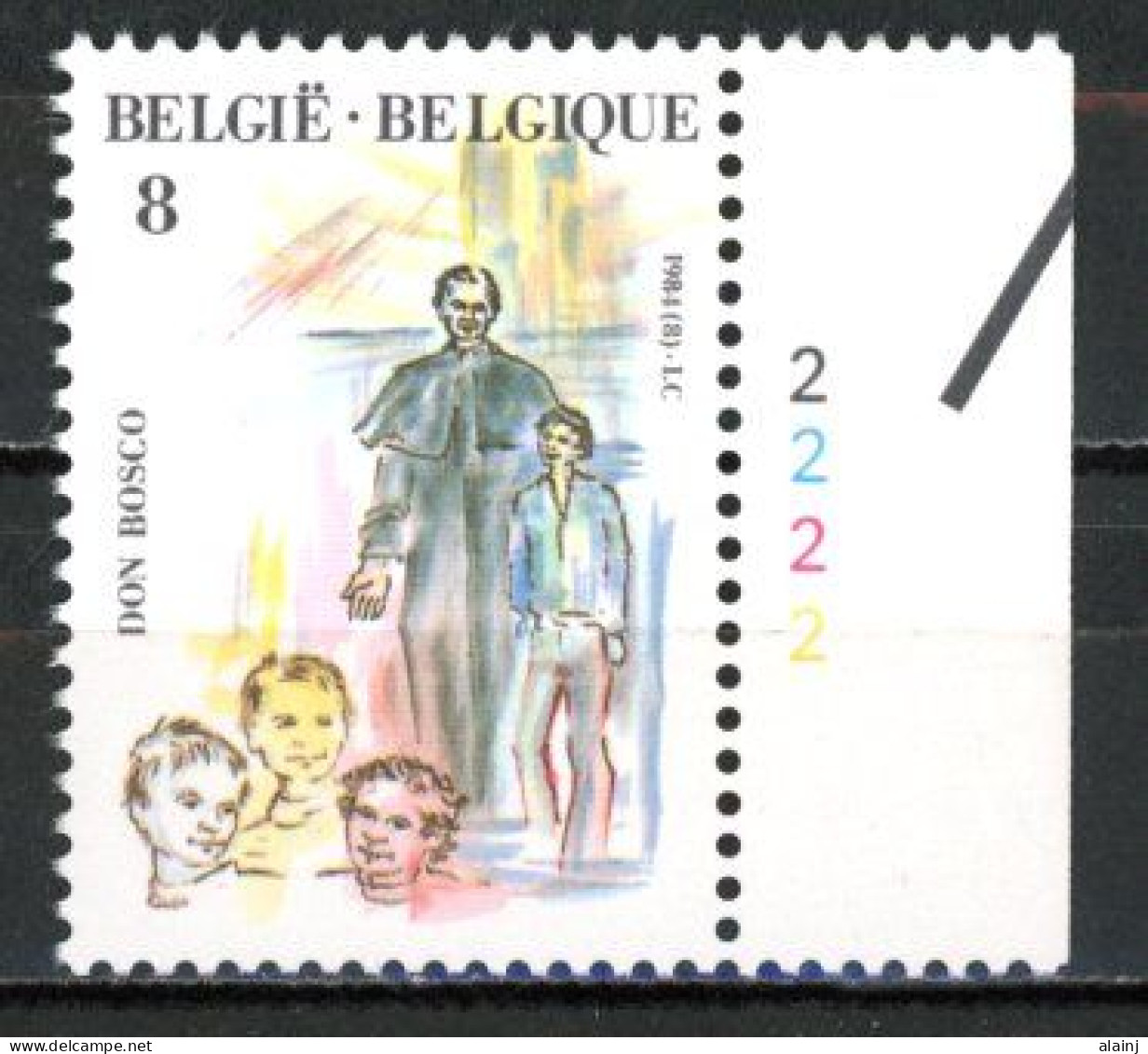 BE  2129  XX   ---- Canonisation Don Bosco   --  N° De Planche 2 - 1981-1990