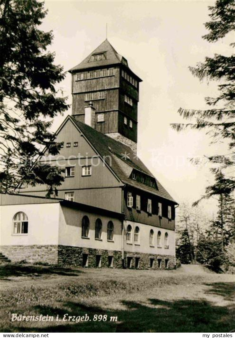 72636008 Baerenstein Annaberg-Buchholz Berggasthaus Aussichtsturm Baerenstein - Bärenstein