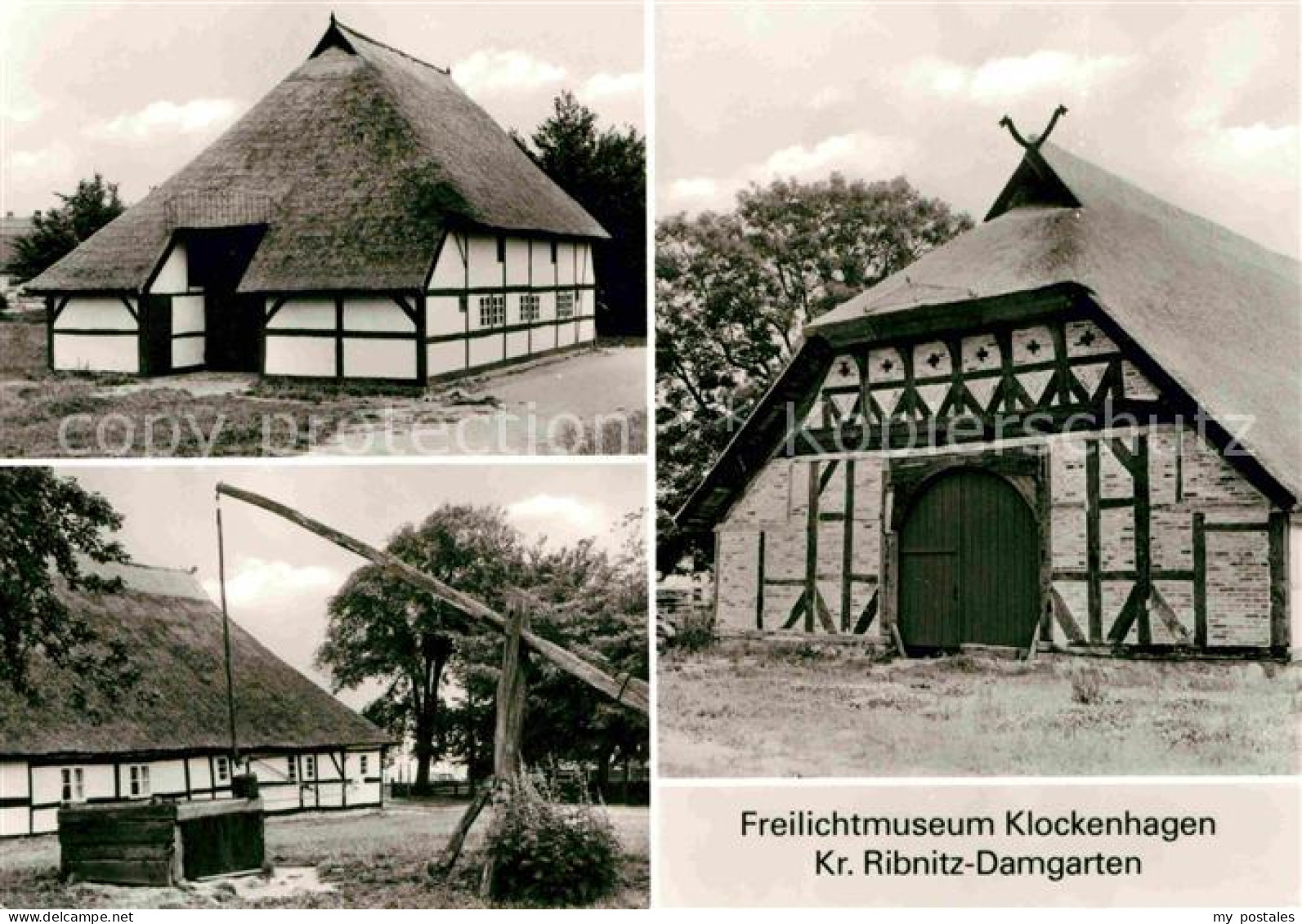 72635947 Klockenhagen Freilichtmuseum Bauernhaus Scheune Ziehbrunnen Denkmalhof  - Ribnitz-Damgarten