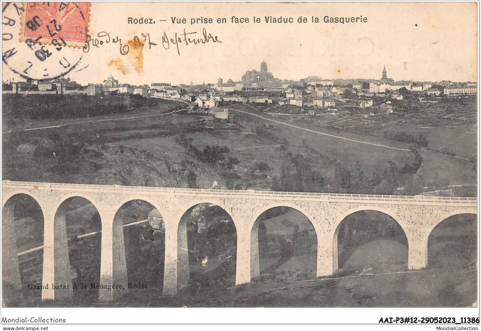 AAIP3-12-0220 - RODEZ - Vue Prise En Face Le Viaduc De La Gasquerie - Rodez