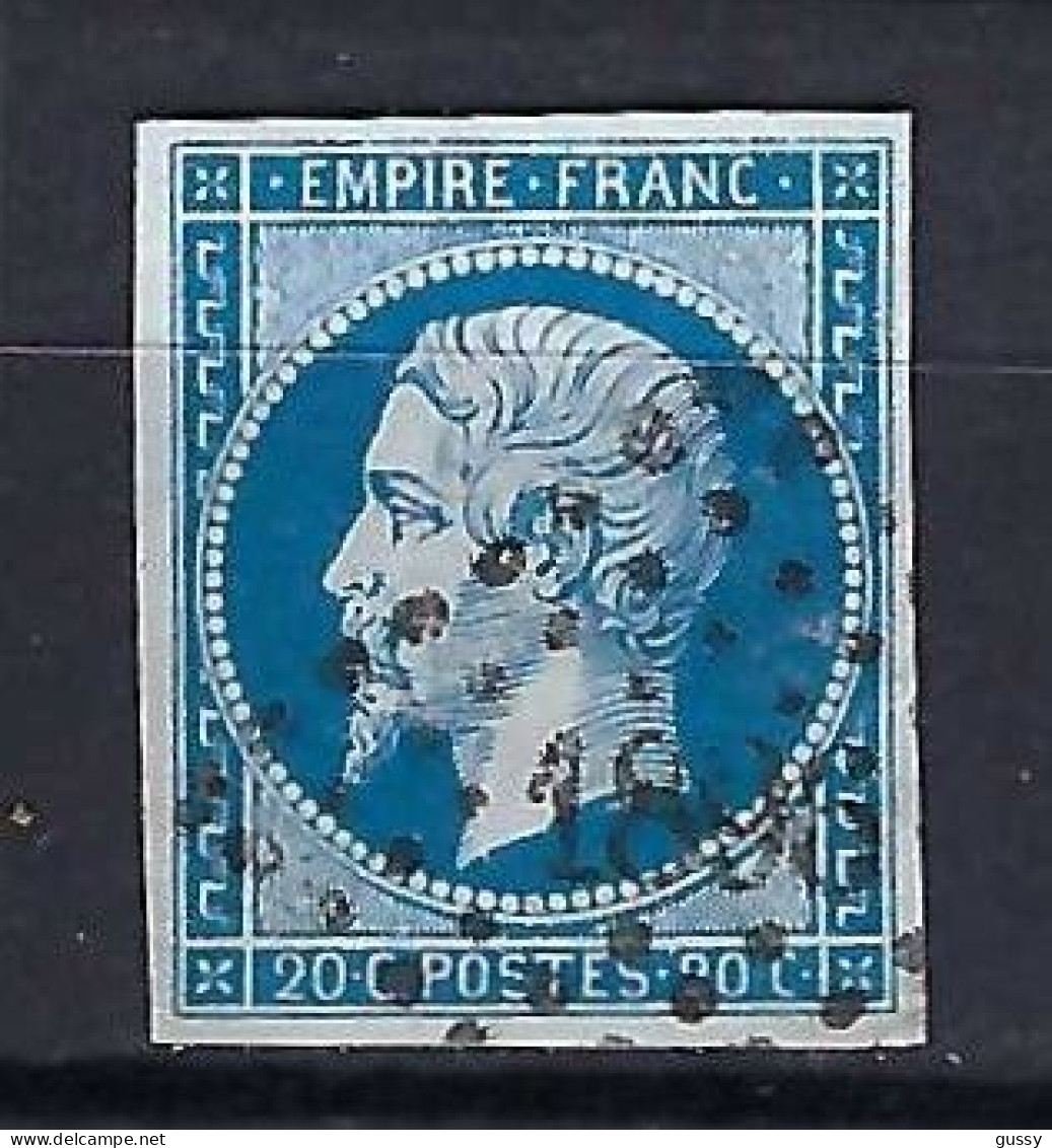FRANCE Classique, B Obl. PC Des Villes Sur TP Isolés: PC 1895 (Marseillan,7) Sur Y&T 13A - 1853-1860 Napoleon III