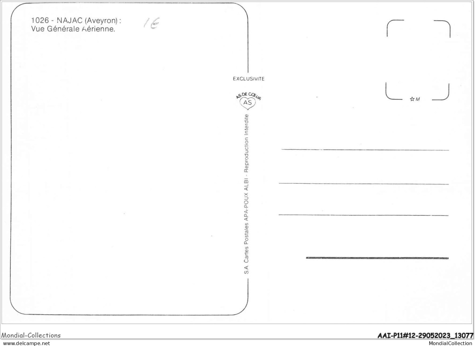 AAIP11-12-01060 - NAJAC - Vue Generale Aerienne - Najac
