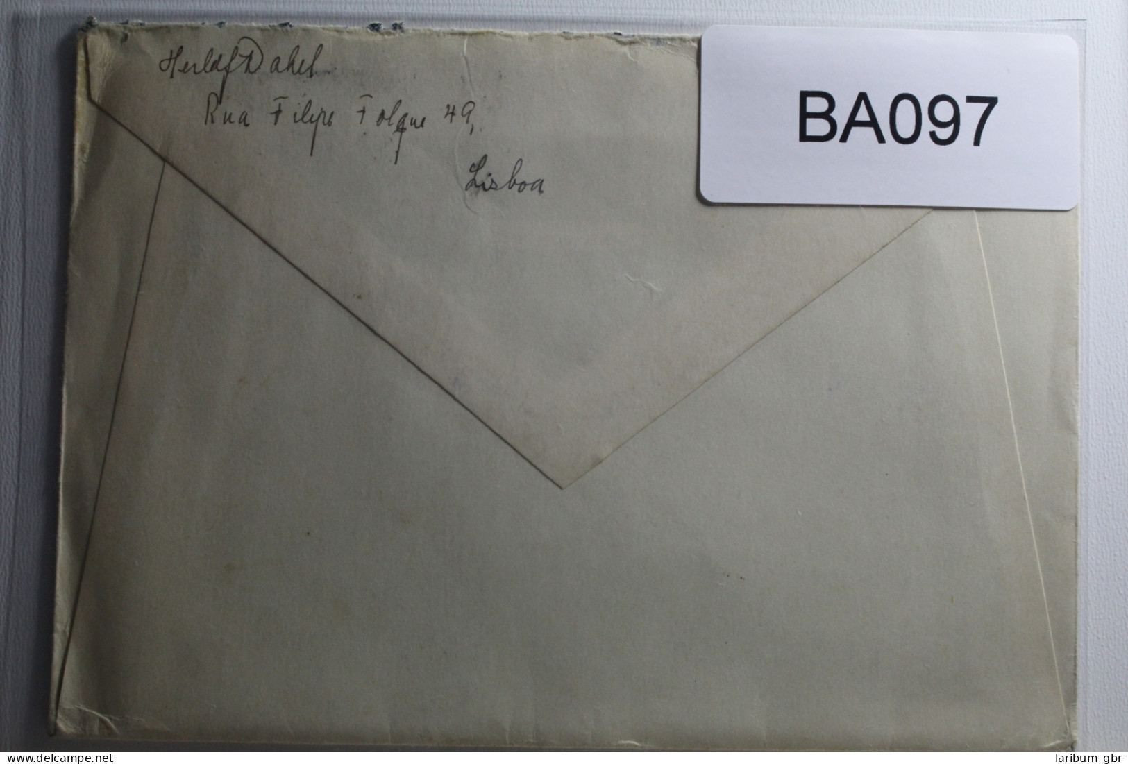 Portgual Auf Brief Als Einzelfrankatur Gelaufen #BA097 - Sonstige & Ohne Zuordnung