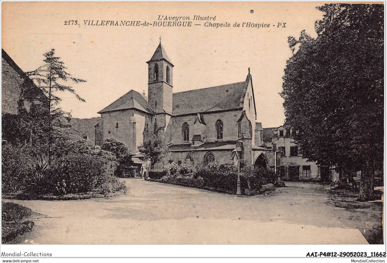 AAIP4-12-0358 - VILLEFRANCHE-DE-ROUERGUE - Chapelle De L'Hospice - Villefranche De Rouergue