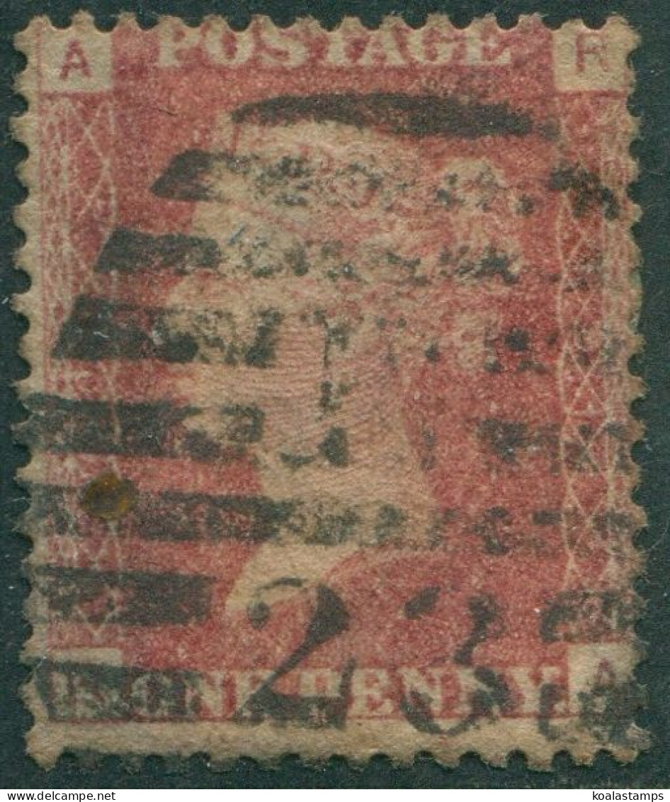 Great Britain 1858 SG44 1d Red QV ARRA FU - Unclassified