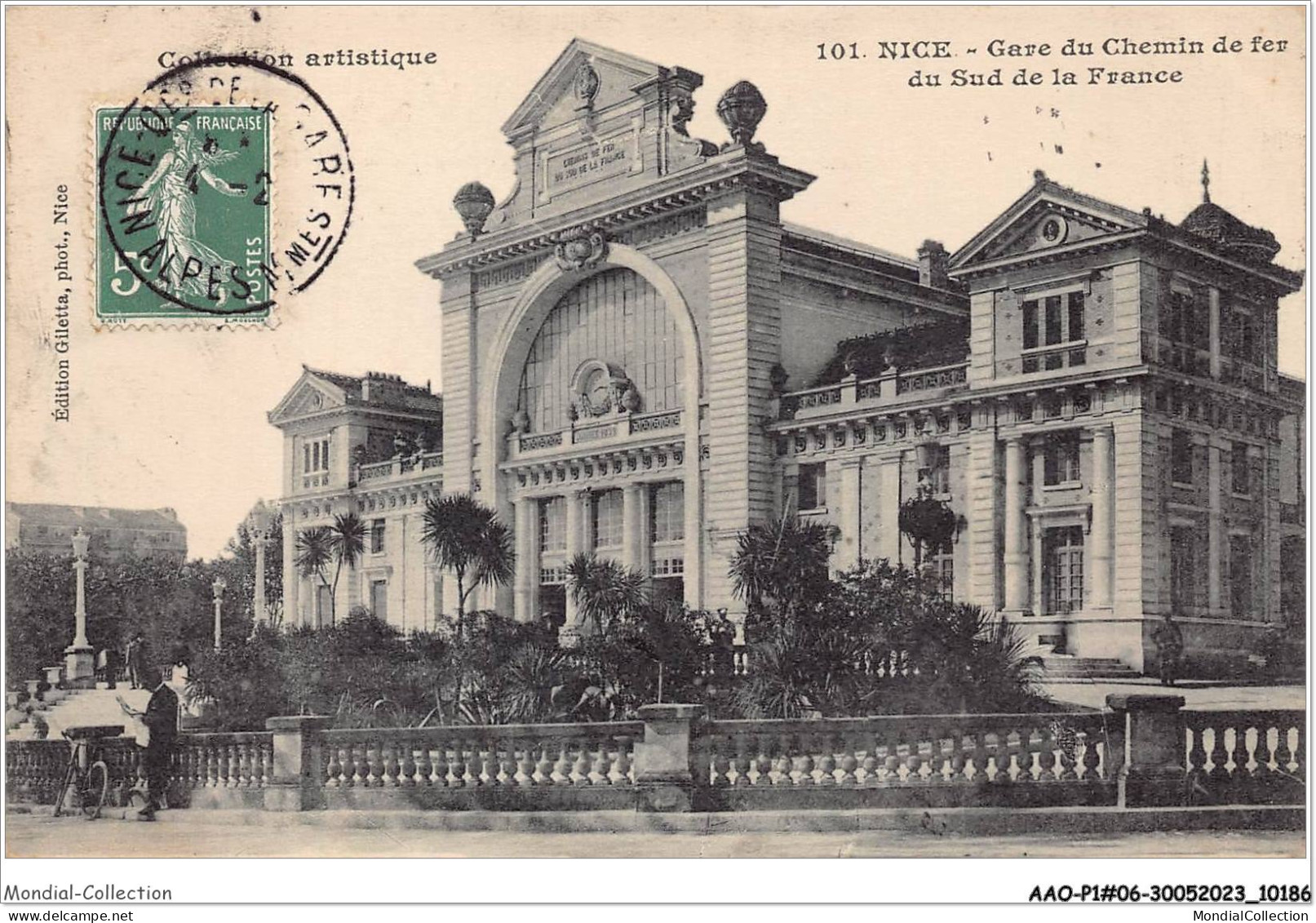 AAOP1-06-0048 - NICE - Gare Du Chemin De Fer Du Sud De La France - Schienenverkehr - Bahnhof