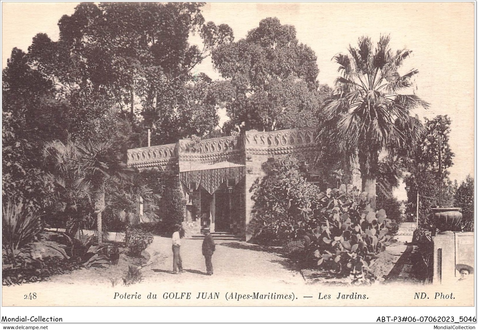 ABTP3-06-0211 - Poterie Du GOLFE-JUAN - Les Jardins - Vallauris