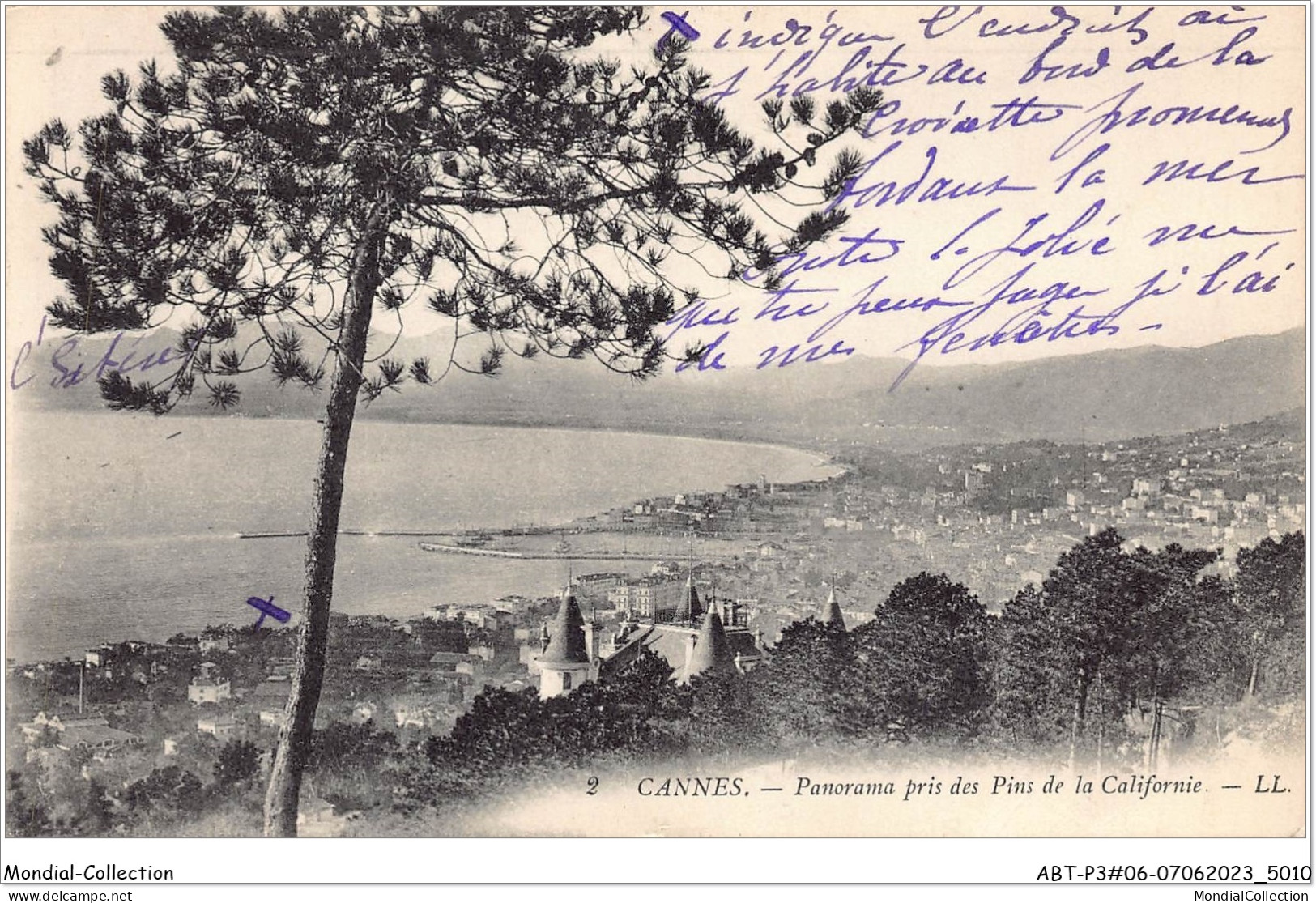 ABTP3-06-0193 - CANNES - Panorama Pris Des Pins De La Californie - Cannes