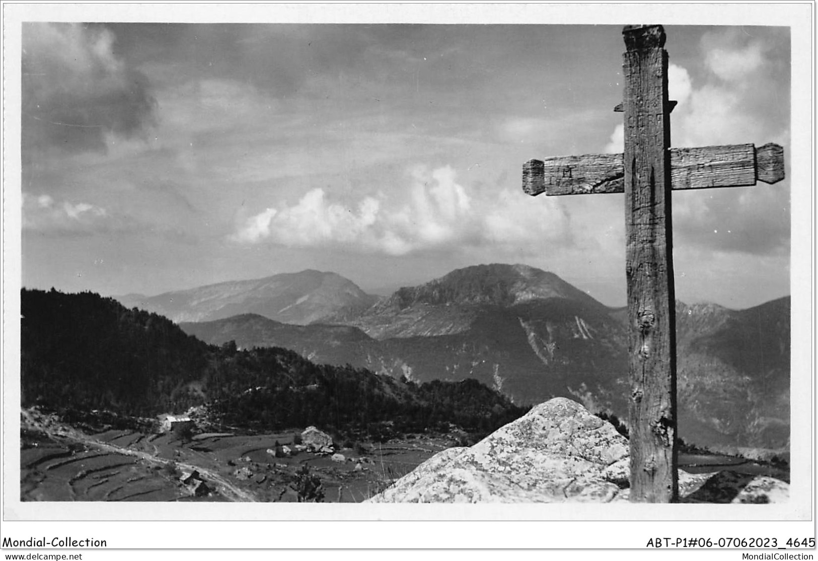 ABTP1-06-0009 - PEIRA-CAVA - La Croix - Vue Sur Le Massif De Rocca-Serra - Sonstige & Ohne Zuordnung
