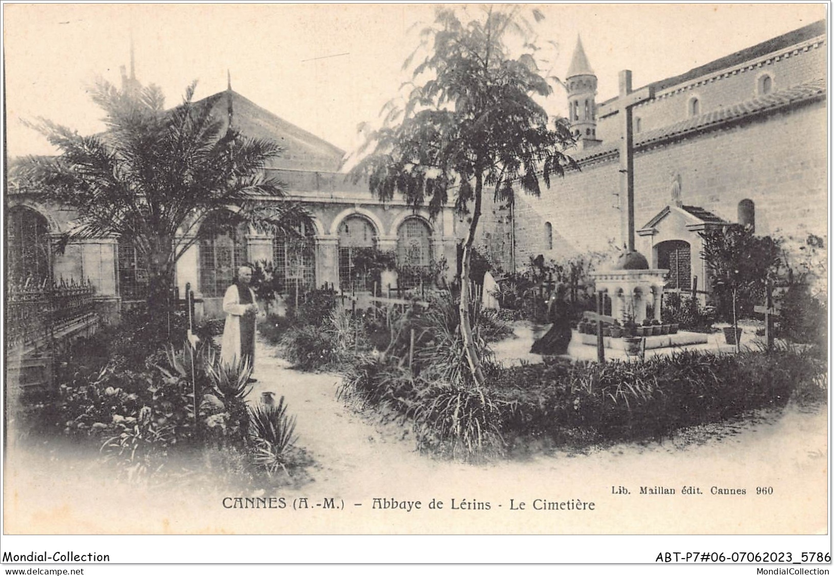 ABTP7-06-0583 - CANNES - Abbaye De Lerins Le Cimetiere - Cannes