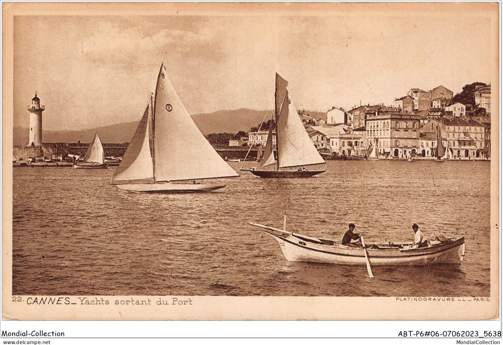 ABTP6-06-0508 - CANNES - Yachts Sortant Du Port  - Cannes